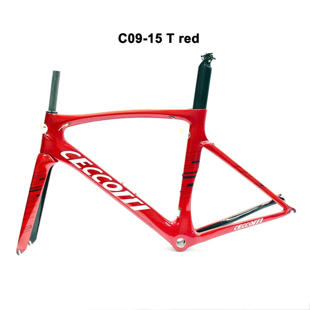 cadre de vélo de route en carbone et confortable