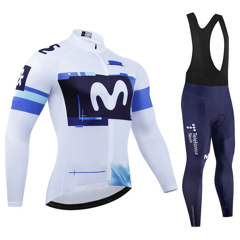 ensemble MAILLOT  cyclisme pour homme à manches longues