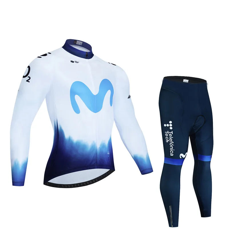 ensemble MAILLOT  cyclisme pour homme à manches longues