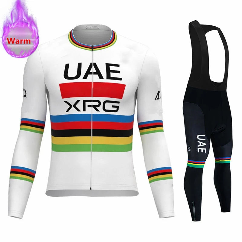Ensemble de maillot de cyclisme d'automne