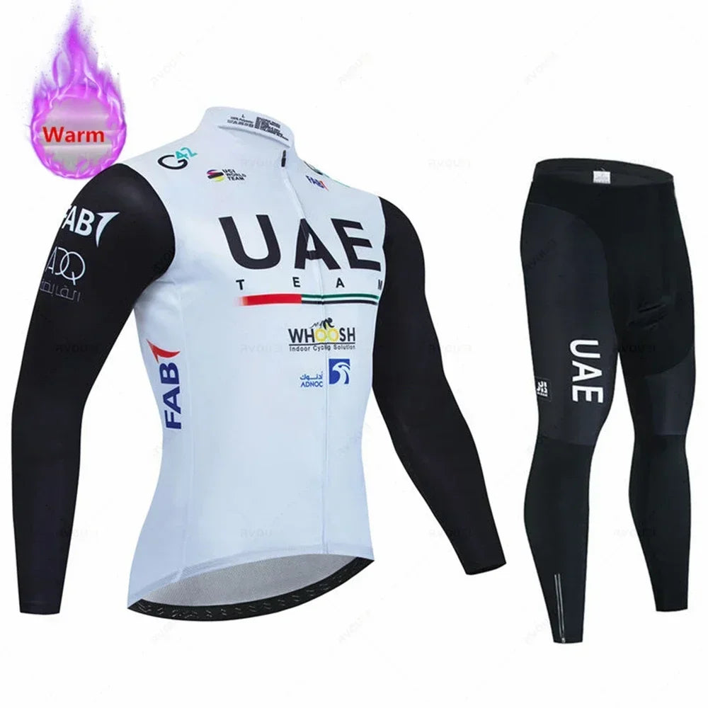 Ensemble de maillot de cyclisme d'automne