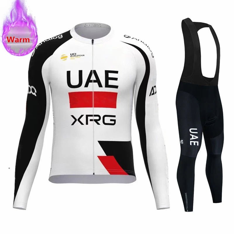 Ensemble de maillot de cyclisme d'automne