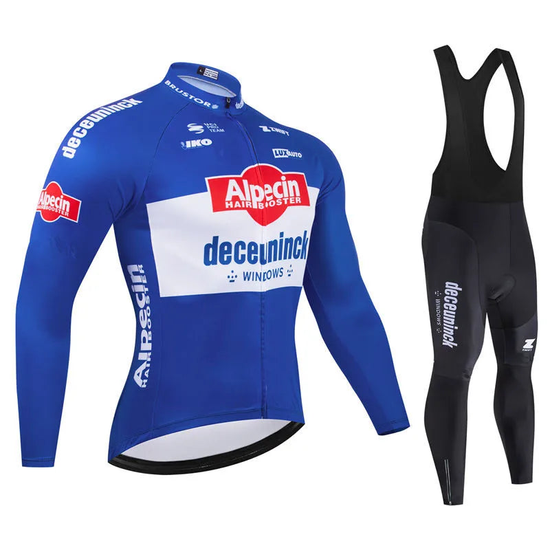 Ensemble de maillot de cyclisme d'automne