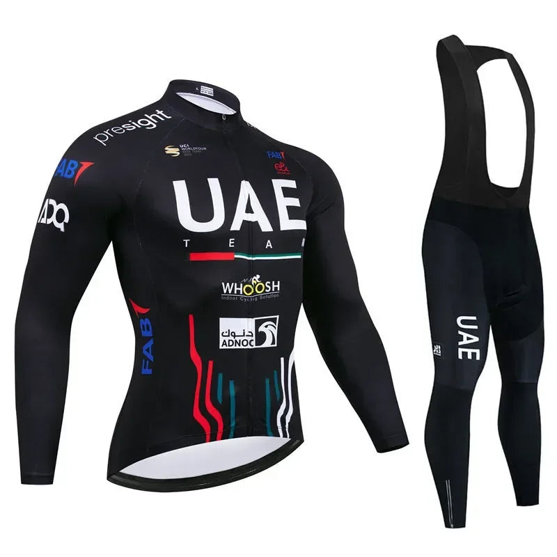 Ensemble de maillot de cyclisme d'automne