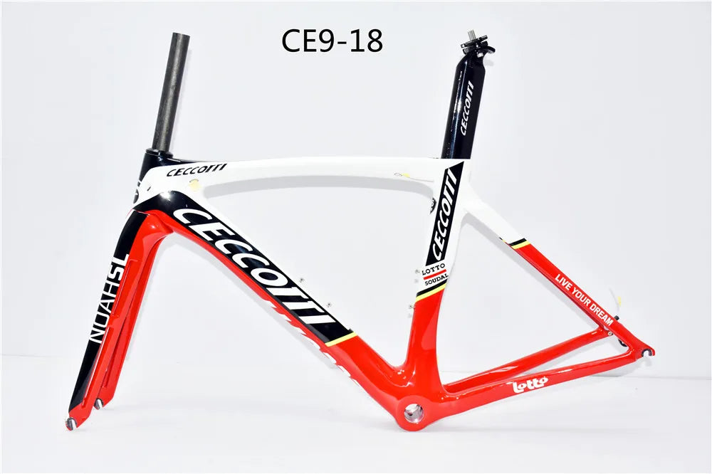 cadre de vélo de route en carbone et confortable