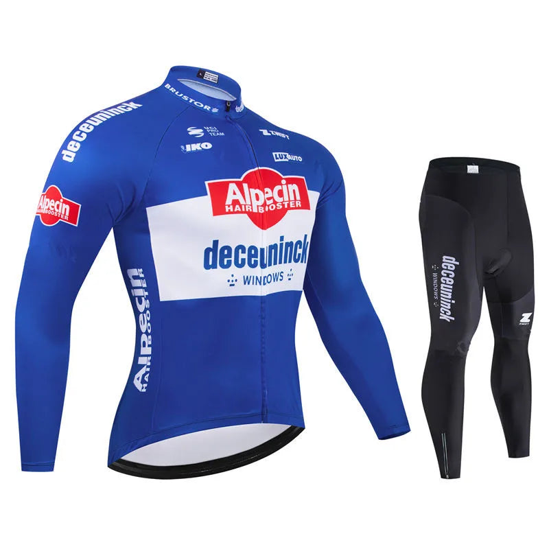 Ensemble de maillot de cyclisme d'automne