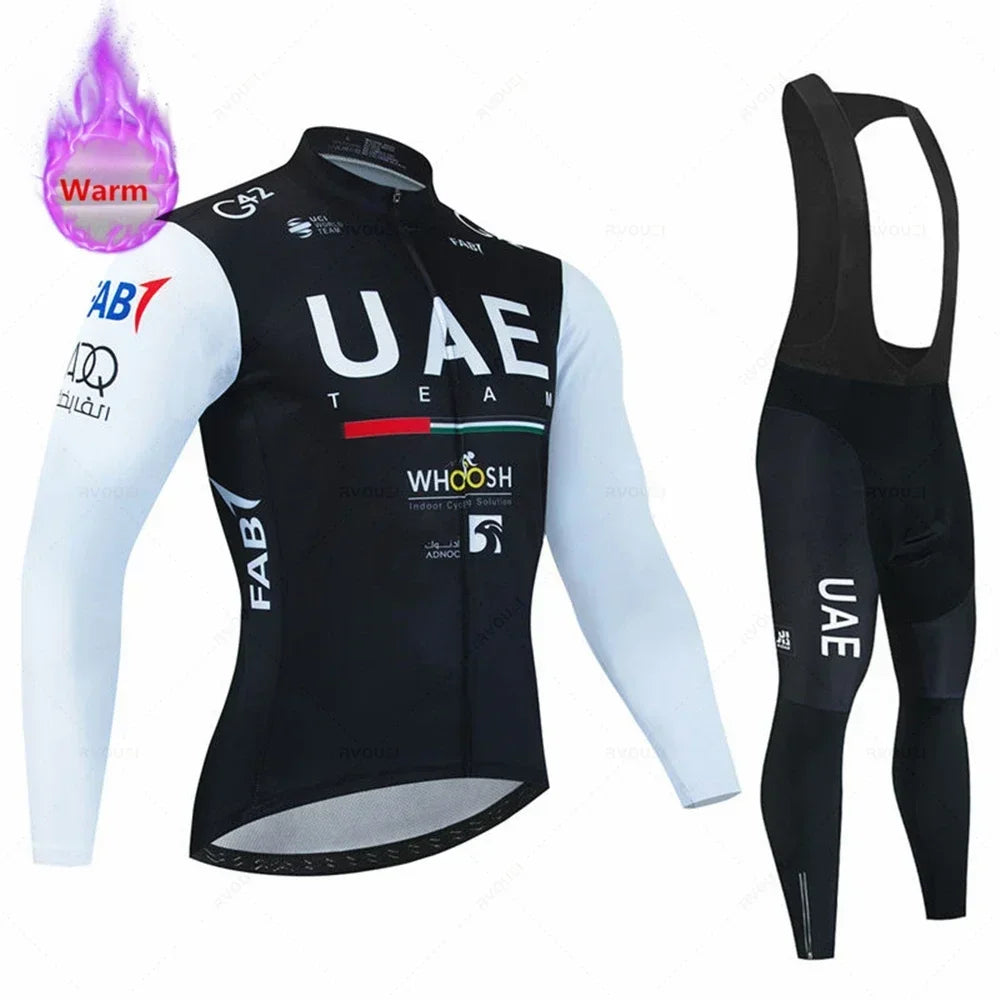 Ensemble de maillot de cyclisme d'automne
