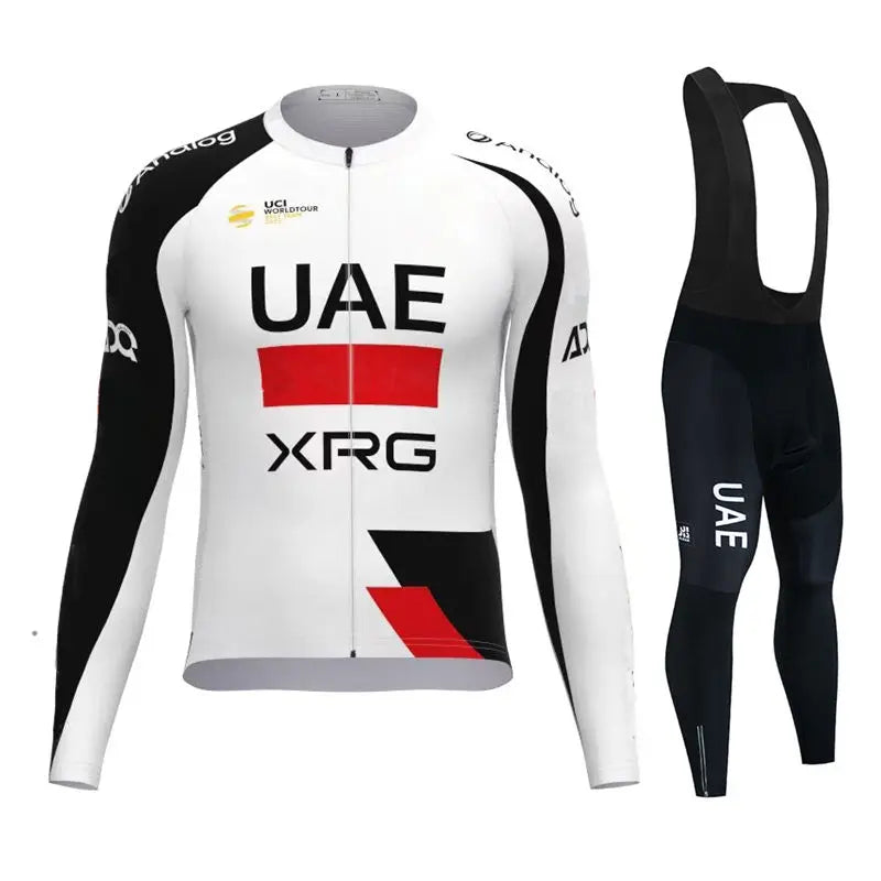 Ensemble de maillot de cyclisme d'automne