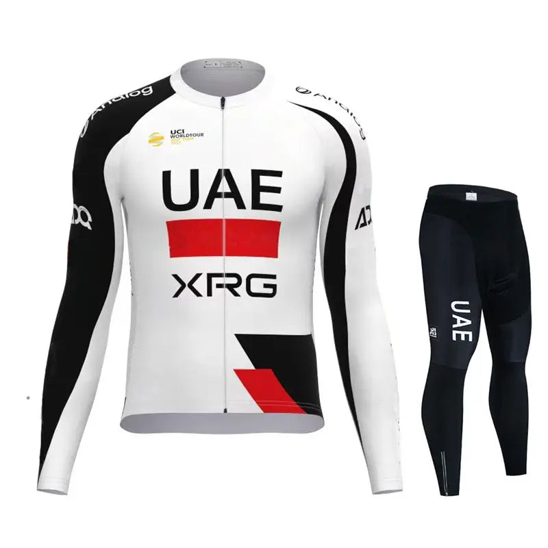 Ensemble de maillot de cyclisme d'automne