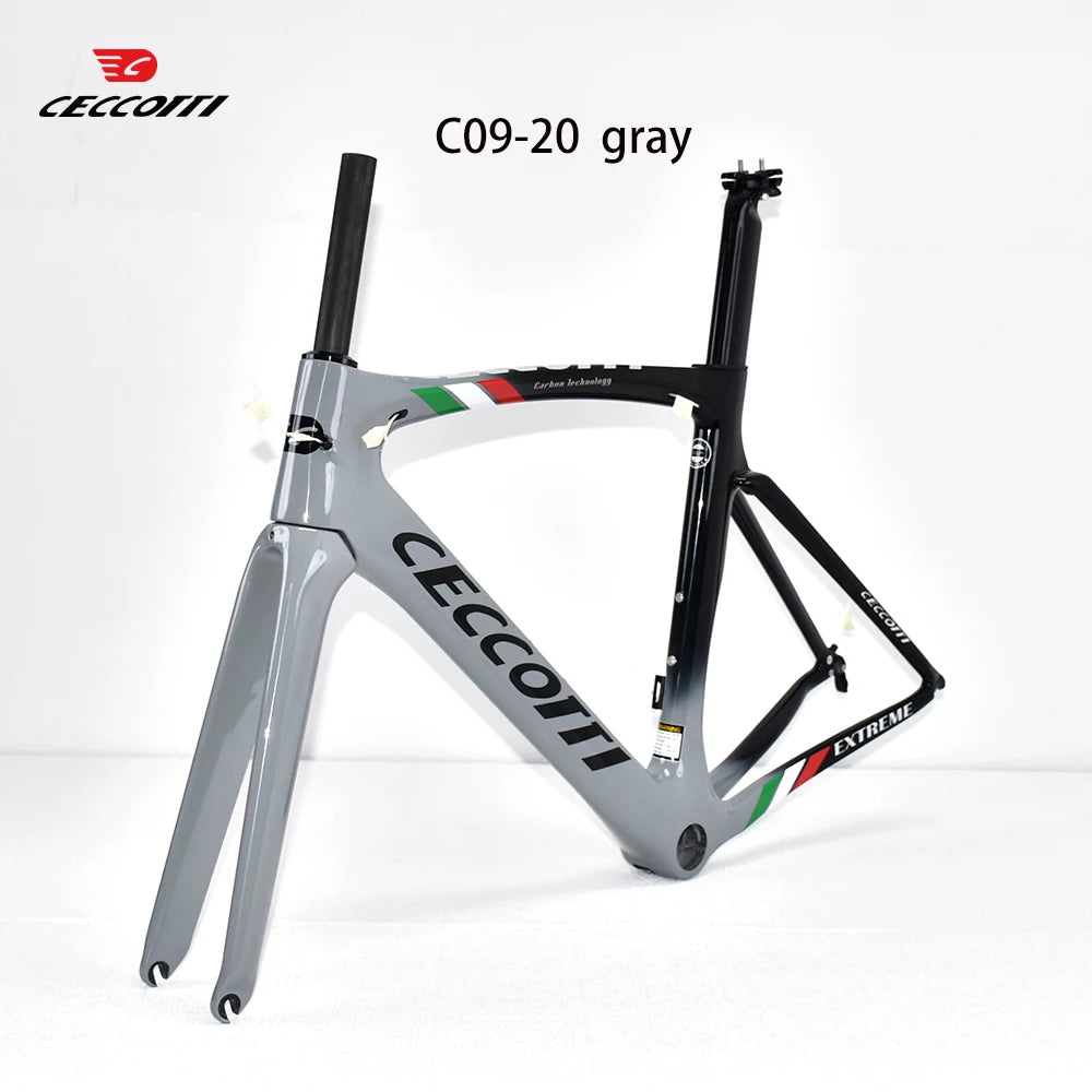 cadre de vélo de route en carbone et confortable