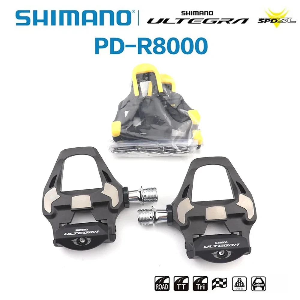 Pédales de vélo de route Shimano 105 PD R7000 R8000 en carbone,