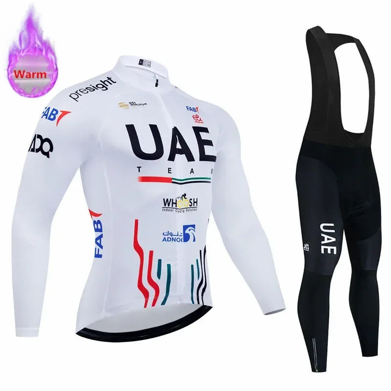 Ensemble de maillot de cyclisme d'automne
