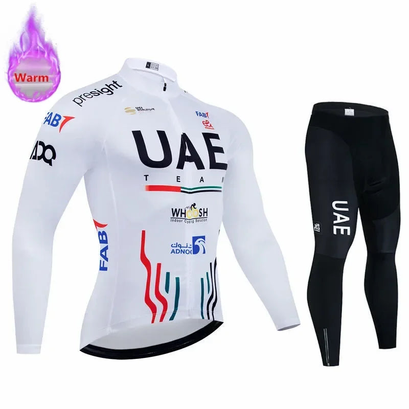 Ensemble de maillot de cyclisme d'automne