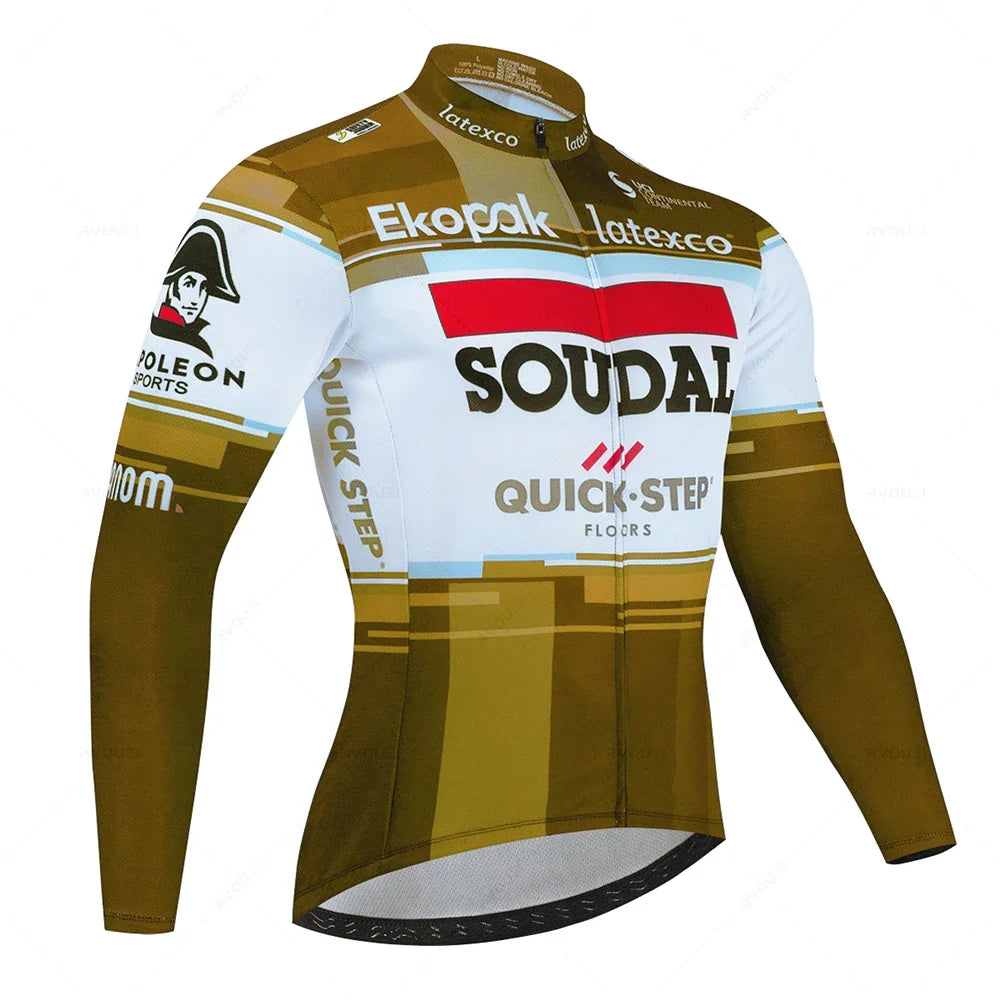 ensemble maillot longues manche de cycliste vtt et route confortable