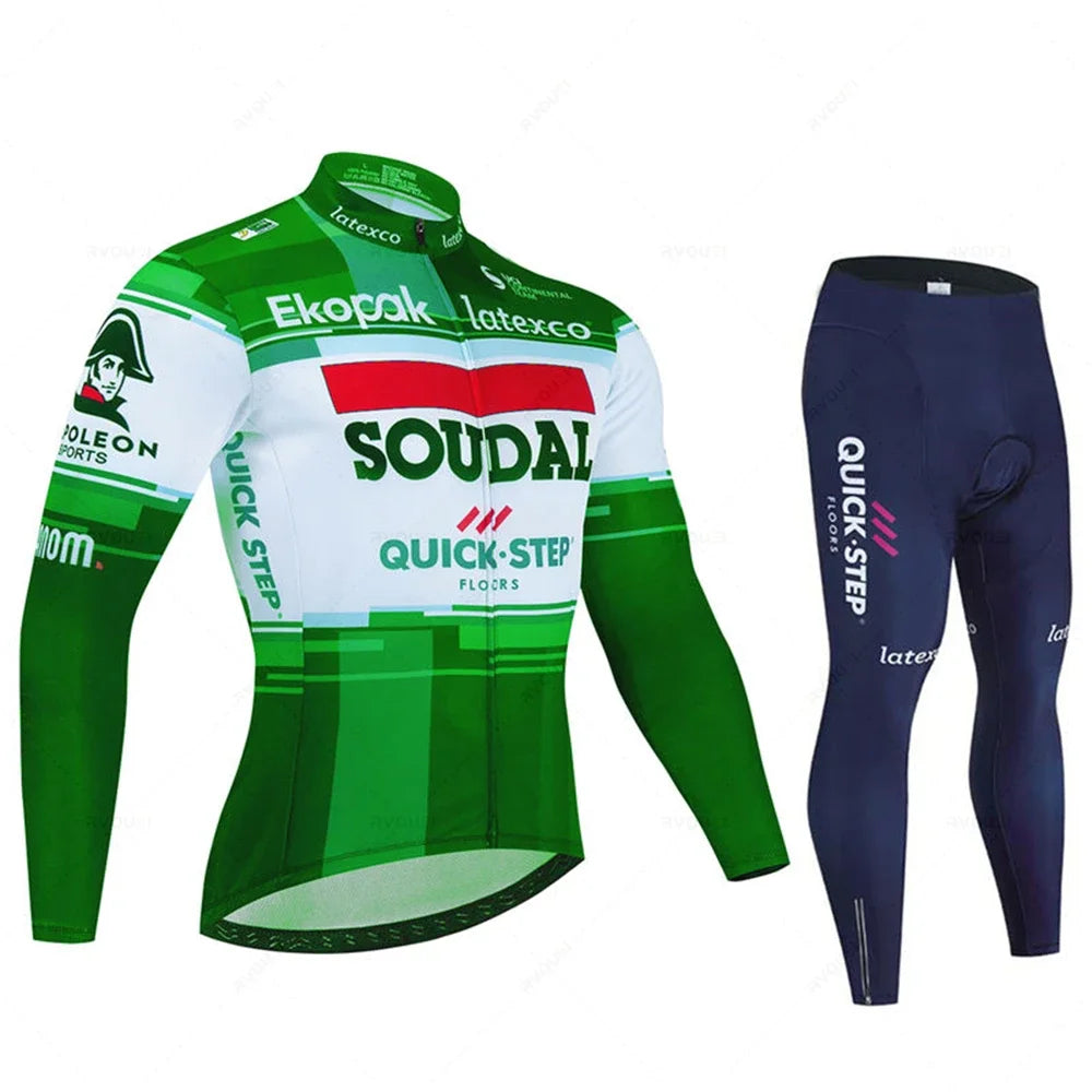 ensemble maillot longues manche de cycliste vtt et route confortable
