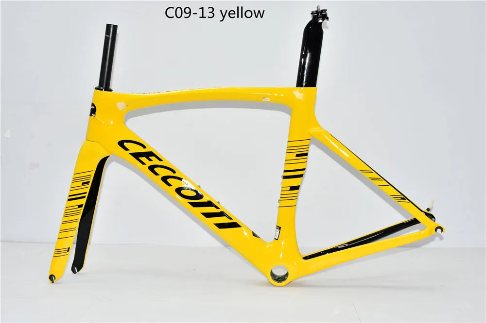 cadre de vélo de route en carbone et confortable