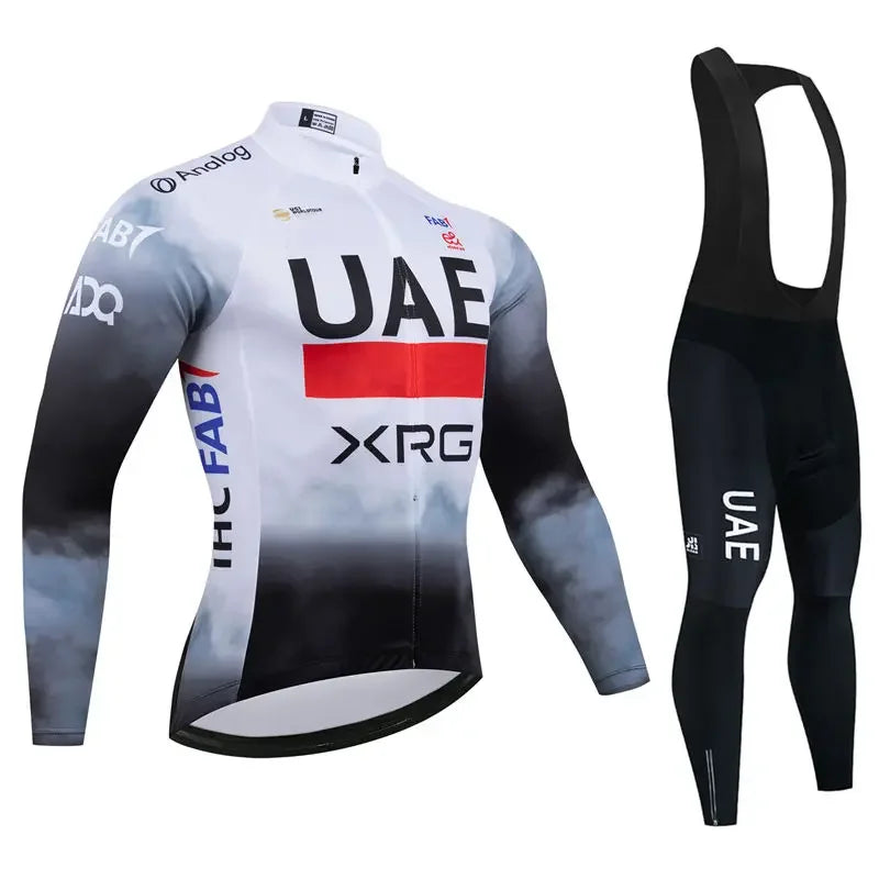 Ensemble de maillot de cyclisme d'automne