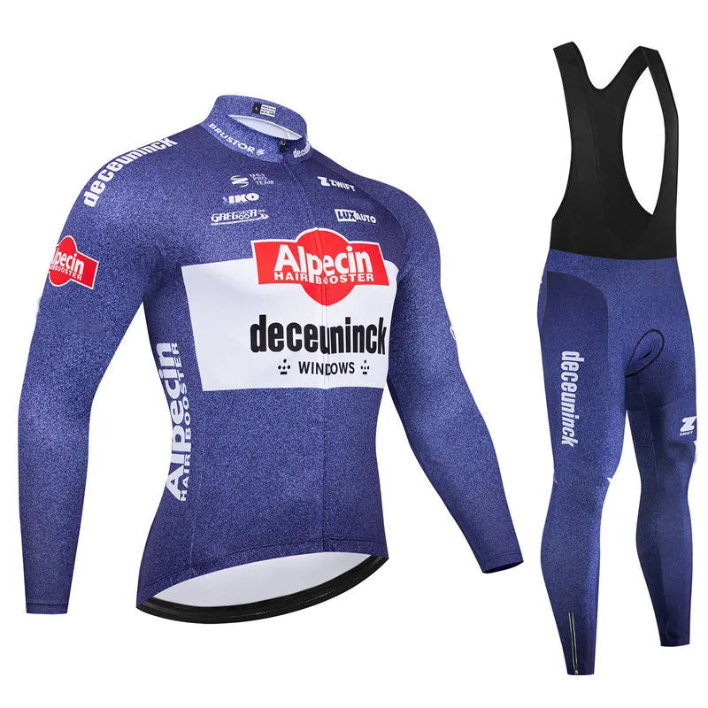 Ensemble de maillot de cyclisme d'automne