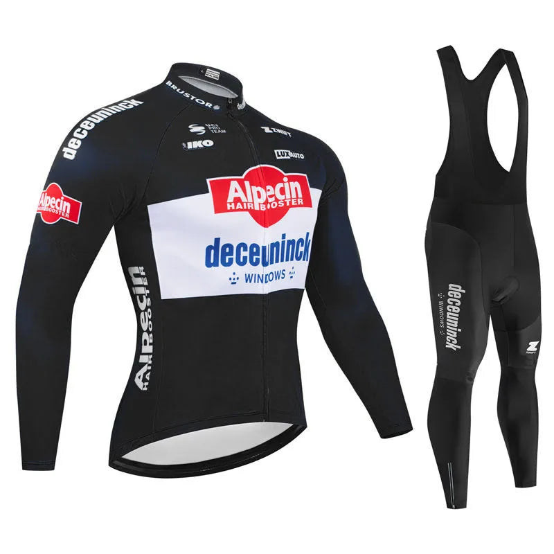 Ensemble de maillot de cyclisme d'automne