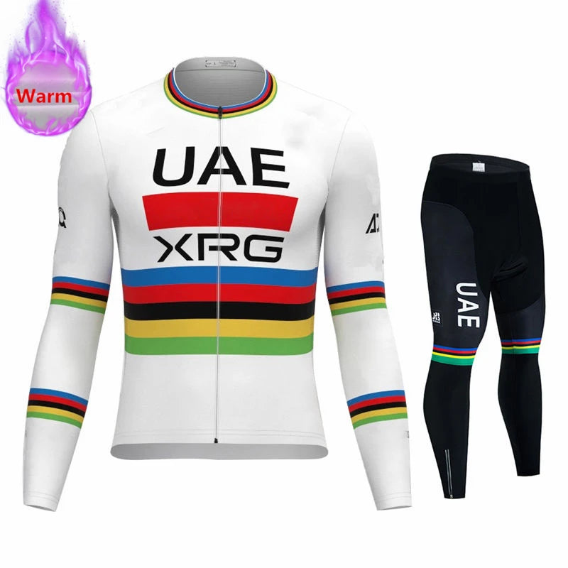 Ensemble de maillot de cyclisme d'automne