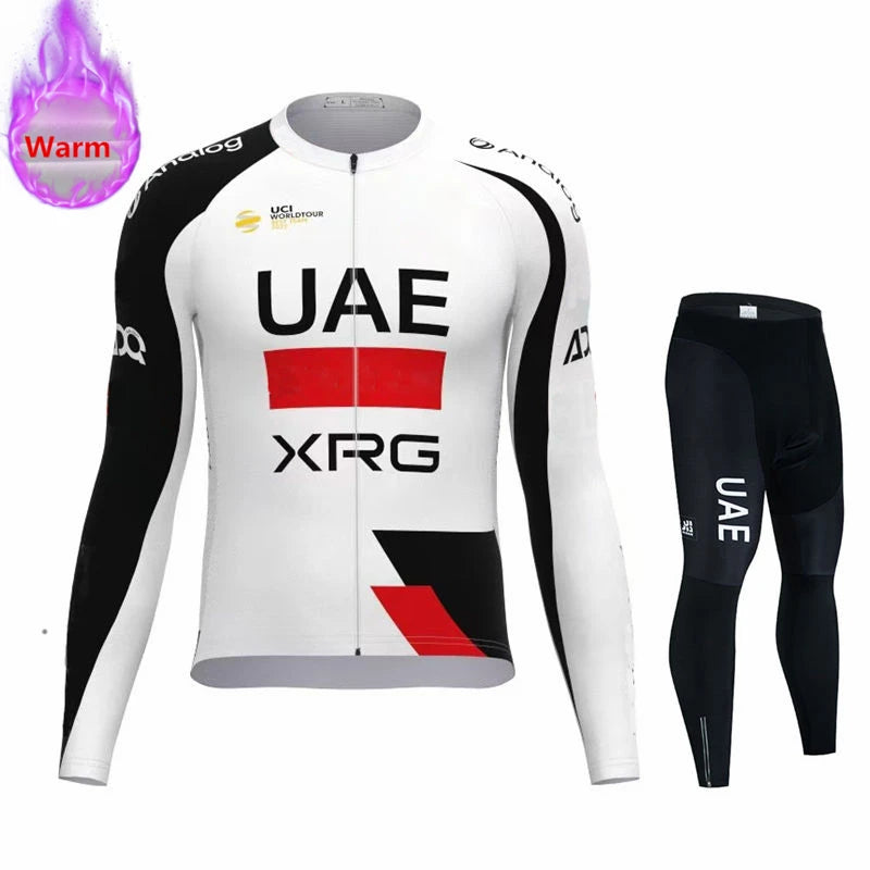 Ensemble de maillot de cyclisme d'automne