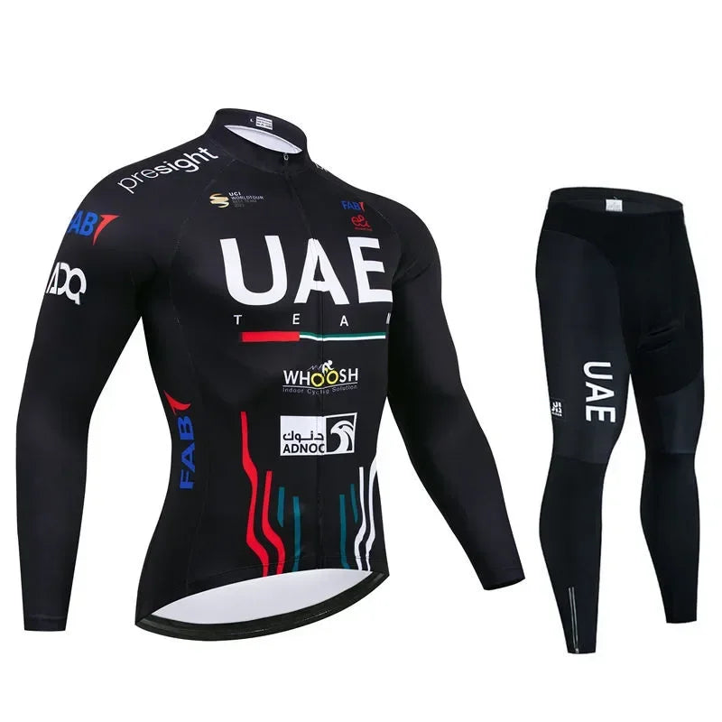 Ensemble de maillot de cyclisme d'automne
