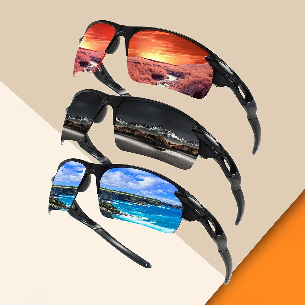 lunettes de soleil vélo de route montagne pour homme et femme